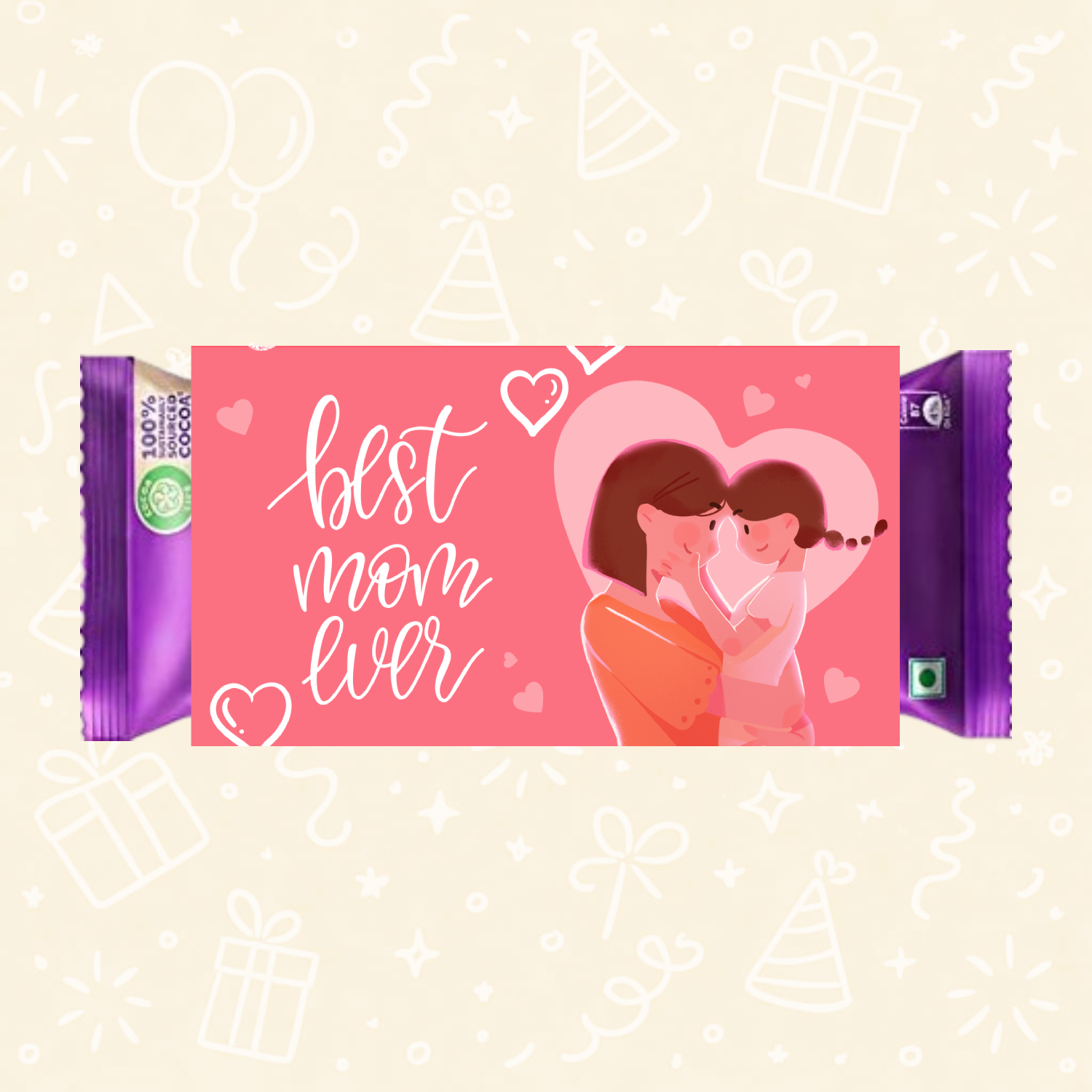 “Best Mom Ever” Chocolate Wrapper