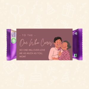 To The One Who Cares Chocolate Wrapper