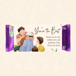 Dad, You're the Best - Home Haircut Chocolate Wrapper