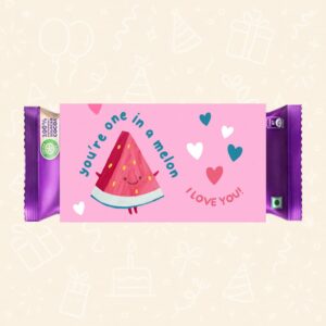 You're One In a Melon - I Love You! Chocolate Wrapper