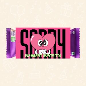 Sorry – My Heart Hurts Too Chocolate Wrapper