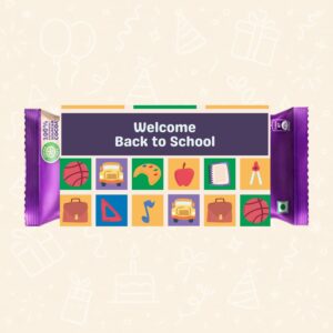 Welcome Back to School – Printable Chocolate Wrapper