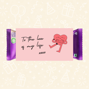 “To the Love of My Life” – Heart Hug Love Wrapper
