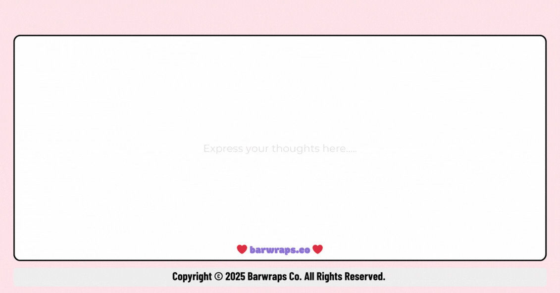 You’re in My Heart – Finger Heart Love Wrapper - Image 2