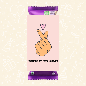 You’re in My Heart – Finger Heart Love Wrapper